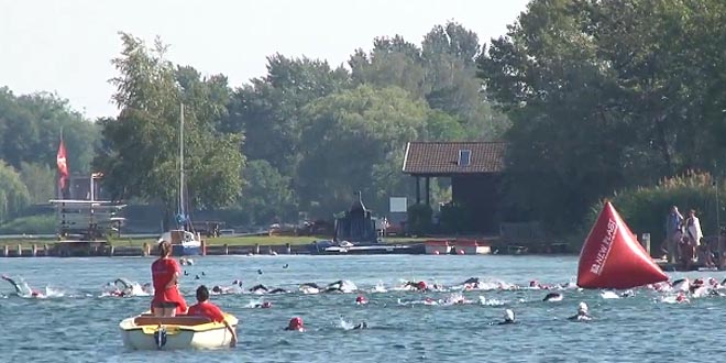 Es sieht gut aus mit dem Schwimmen in Neufeld