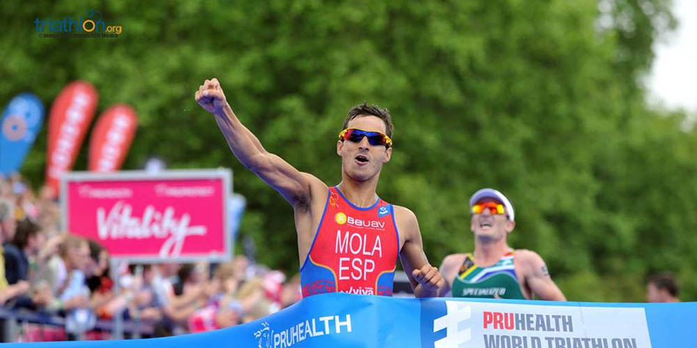 Mario Mola gewinnt das WTS-Rennen in London - Bild (C) ITU/Triathlon.org