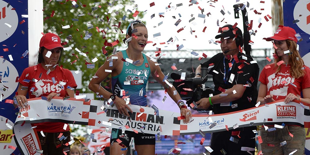 Linsey Corbin gewinnt zum zweiten Mal den IRONMAN Austria - Bild (c) Getty Images