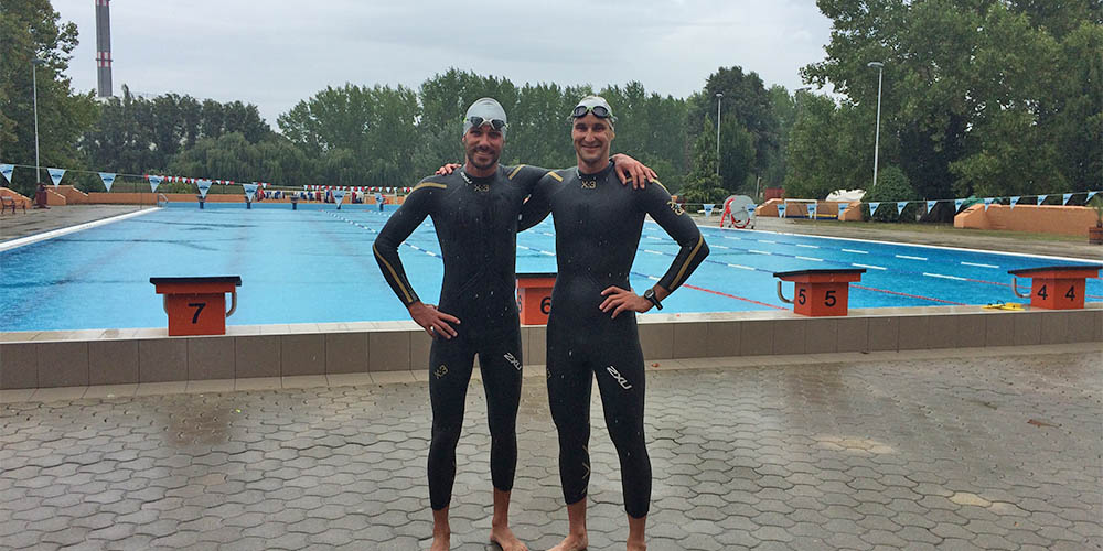 Schwimmtraining in Budapest - vielen Dank an meine Homestay-Gastgeber Eriksa Csomor und Roman Thürauer