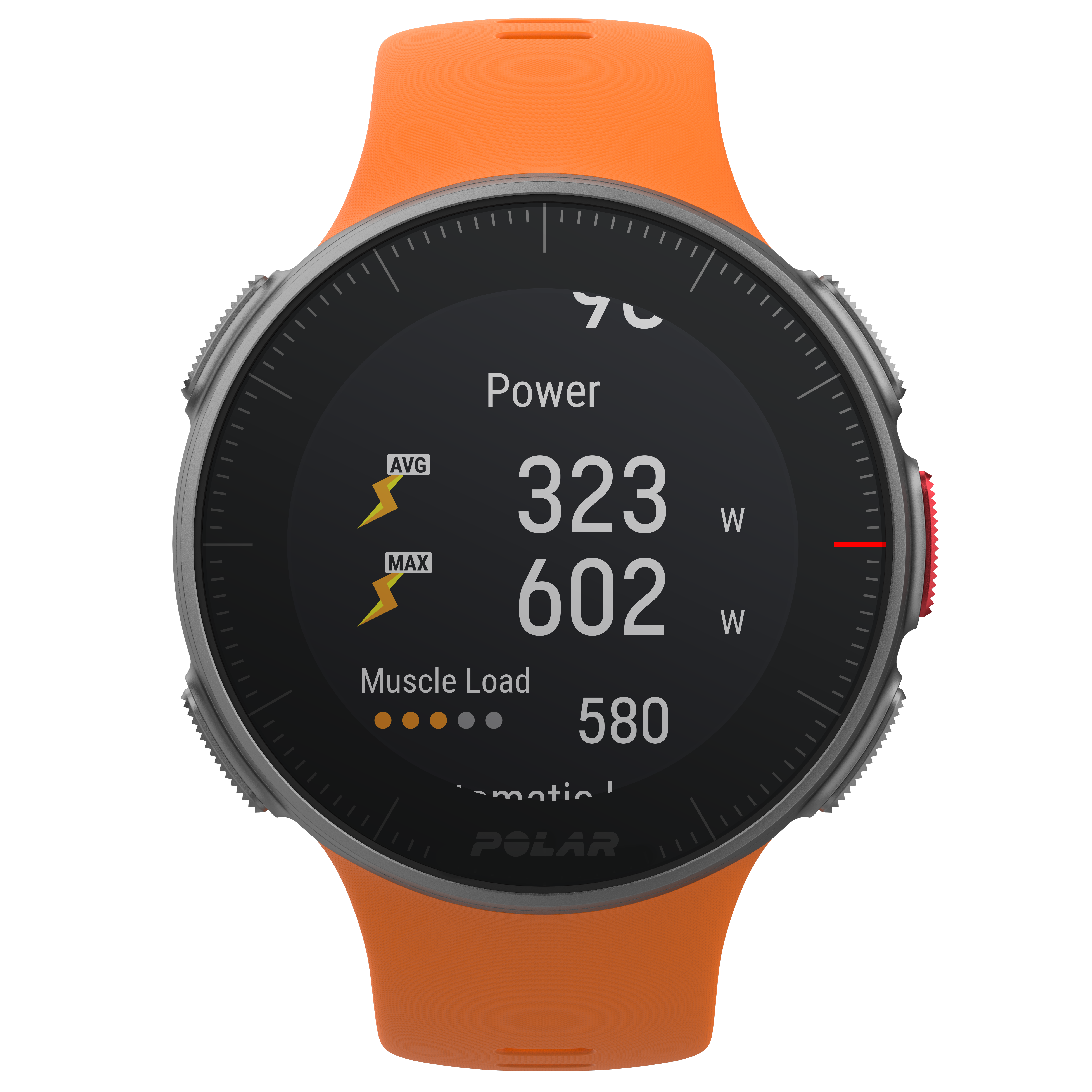 Vantage-V_front_orange_Running-Power